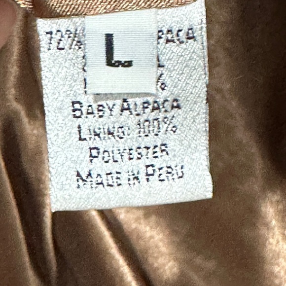 Vintage Alpaca International Embroidered Open Cardigan Jacket - Picture 4 of 8